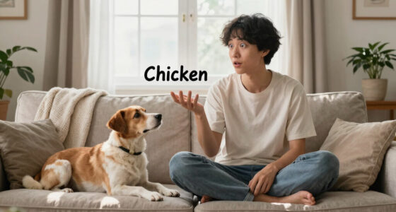 Sleeping Dog instantly wakes up to the word ‘Chicken’