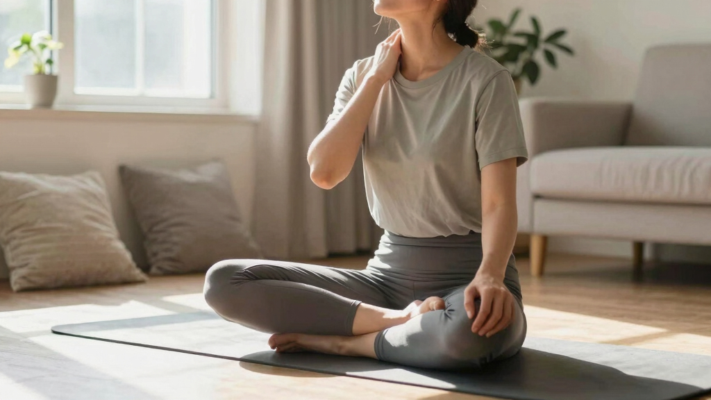 5-Minute Seated Yoga to Relieve Neck Pain