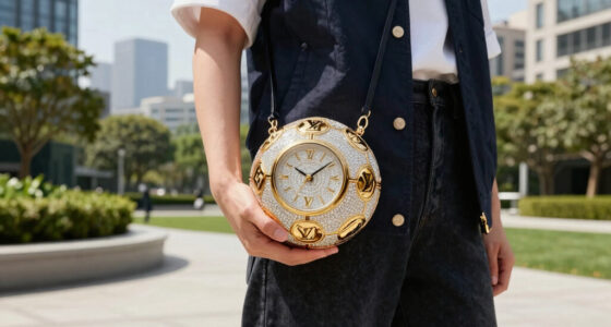 Louis Vuitton Offers a Soccer Ball-Shaped Gold and Diamond Clock as Part of a Special Collaboration