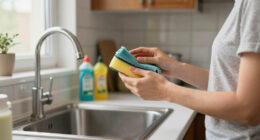 You be the judge: should my partner get rid of her old dishcloths and sponges?