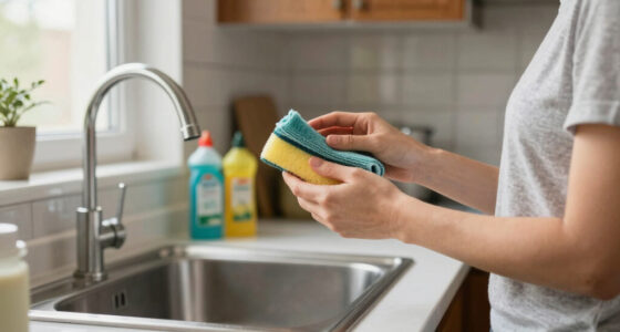 You be the judge: should my partner get rid of her old dishcloths and sponges?